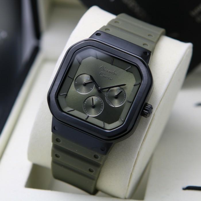 Alexandre Christie AC 2811 / AC 2811SS Black Green Original & Garansi