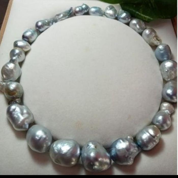 KALUNG MUTIARA AIR LAUT BAROQ LAUT