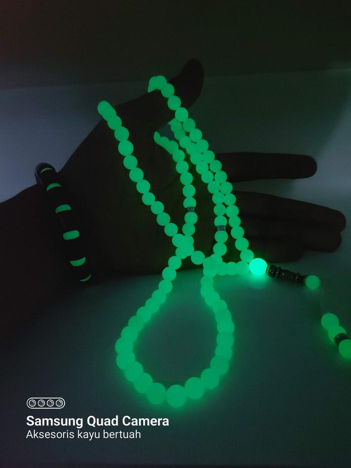 TASBIH batu pospor asli batu alam bonus gelang