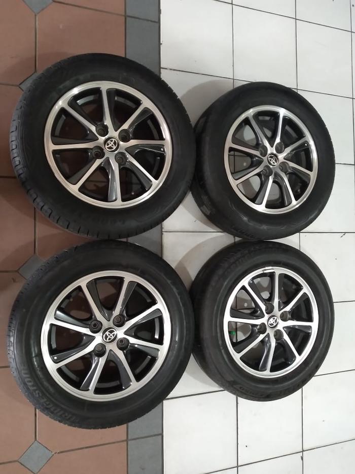 velg mobil bekas untuk mobil toyota calya ring 14 plus ban