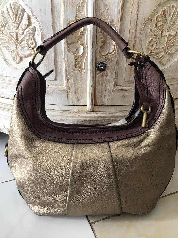 Fossil shoulder bag gold