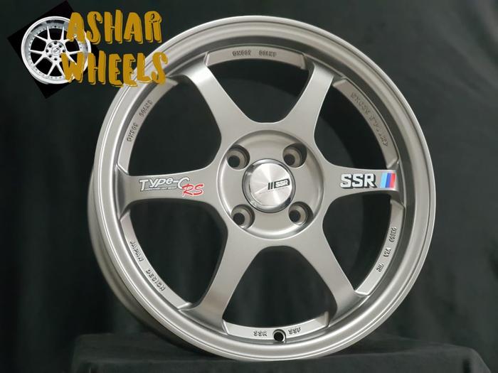 Jual velg mobil baru termurahh R15 ssr type c R15