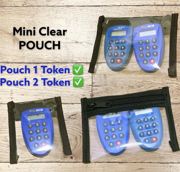 Fawn'G Handmade - Mini Clear Pouch Token Key BCA , Mandiri dll