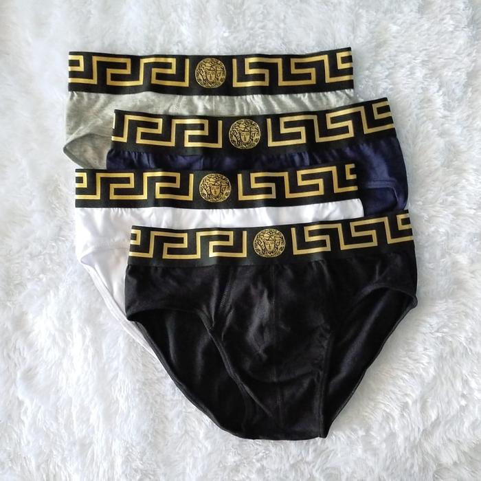 celana dalam segitiga pria VERSACE harga per pcs