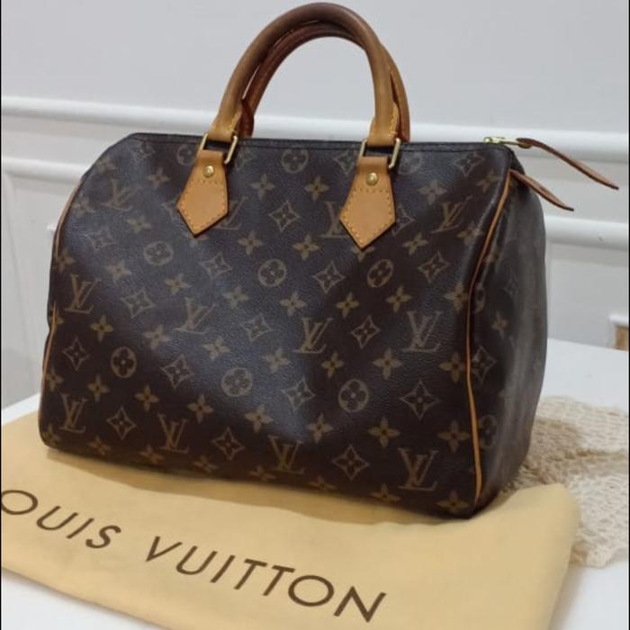 Tas LV speedy 30 2009 good kelengkapan dustbag