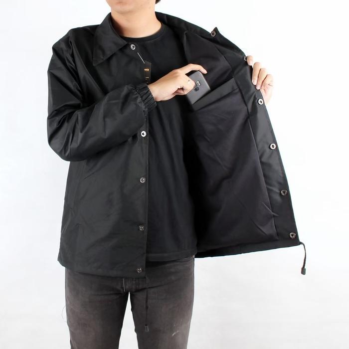 Jaket jacket coach kemeja taslan pria casual premium original polos