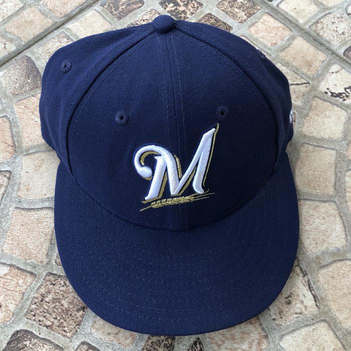 TOPI BASEBALL ORIGINAL NEW ERA MILWAUKEE BREWERS MLB NBA NHL NFL