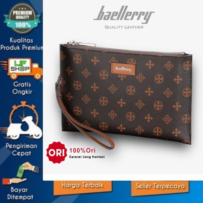 Tas Tangan Dompet Kulit Asli Pria Wanita Baellerry Original Coach