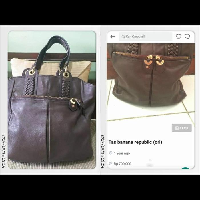 Tas Second Branded Wanita Banana Republic Top Handle/Shoulder Bag