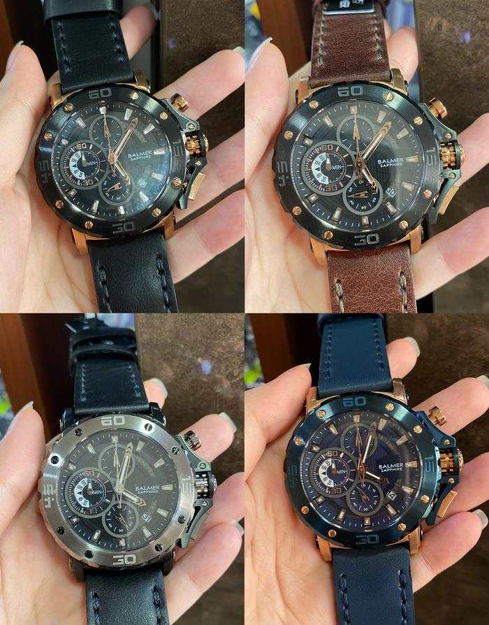 JAM TANGAN PRIA BALMER KULIT LEATHER 7975