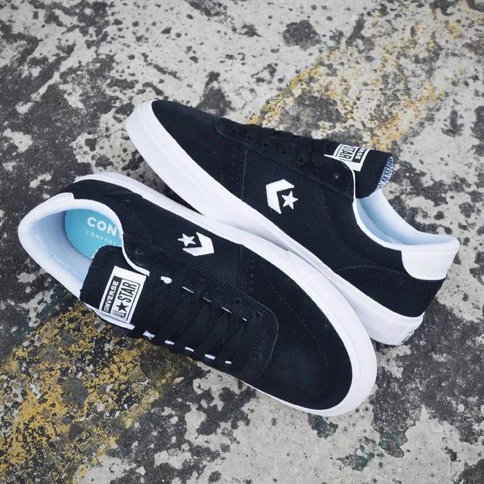 Converse Boulevard Suede And Canvas Black/White Original Resmi