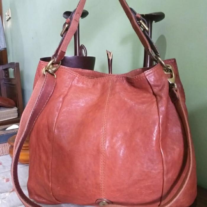 Tas Second Wanita Branded Fossil Tas Selempang