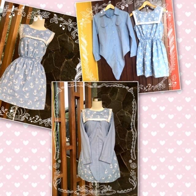 SET SAILOR DRESS/SEIFUKU/DRESS KAWAII/BAJU JEPANG/BAJU PRELOVED