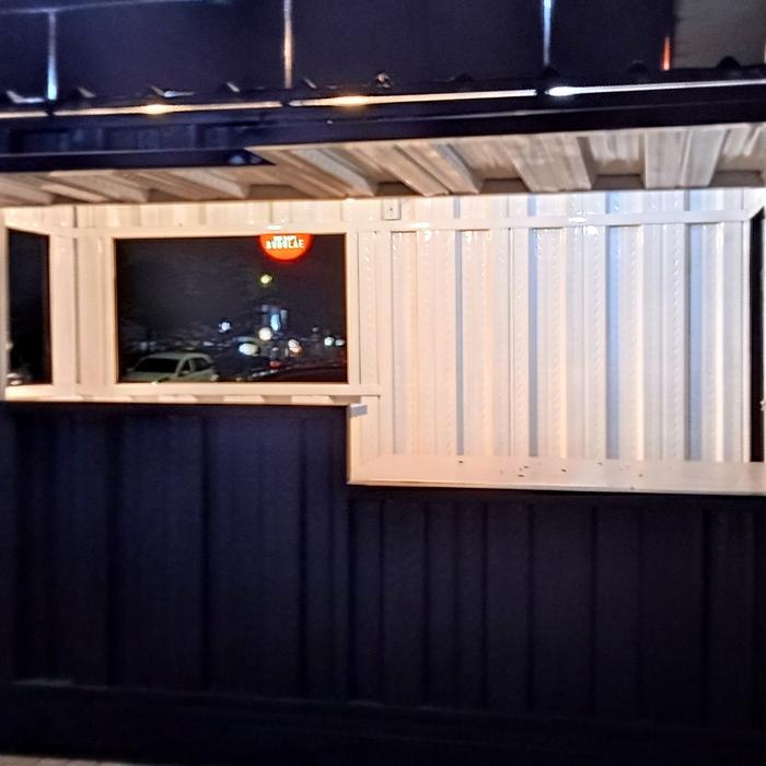 Booth container bondek custom design #251
