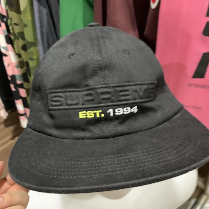 Supreme cap topi black original/ authentic