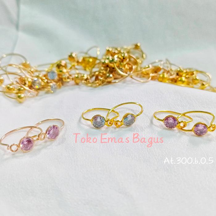 Anting Emas Anak Asli 0.5 Gram