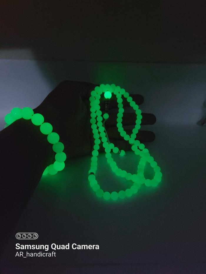 TASBIH dan gelang batu pospor asli original