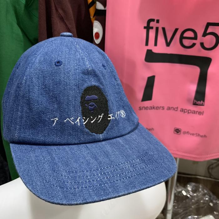Bathing ape bape denim hat cap topi snapback