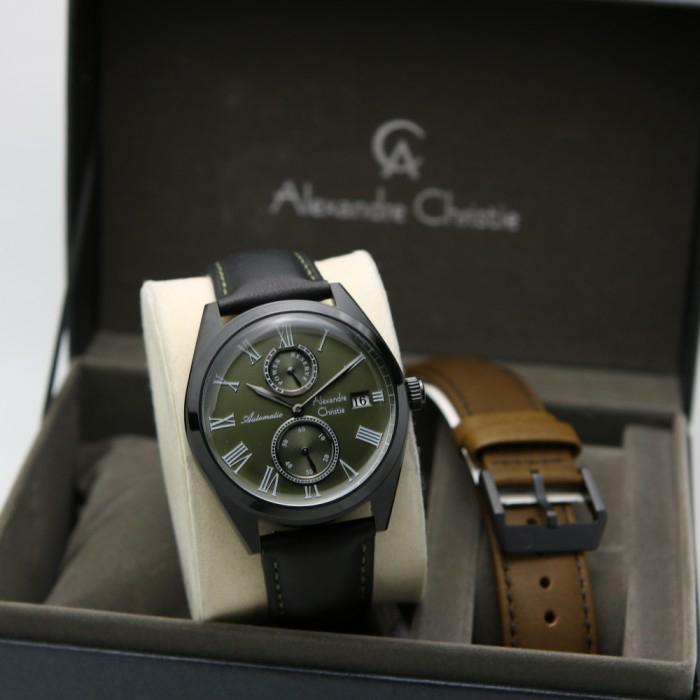 Alexandre Christie AC 3040 / AC 3040MA Black Green Automatic Original