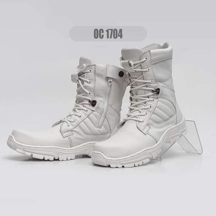 SEPATU KULIT PRIA PDL SAFETY PUTIH ODON CIBADUYUT ORIGINAL