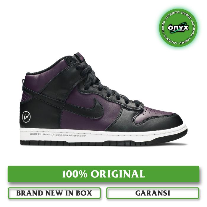 Nike Dunk High x Fragment Design "Beijing" Purple / Black