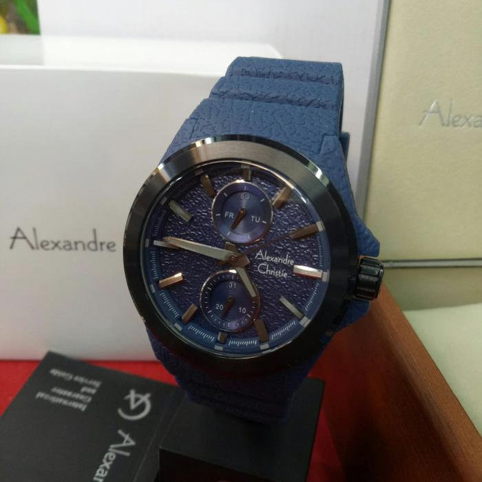 Jam Tangan Analog Pria Alexandre Christie Ac 6585 MF St Steel