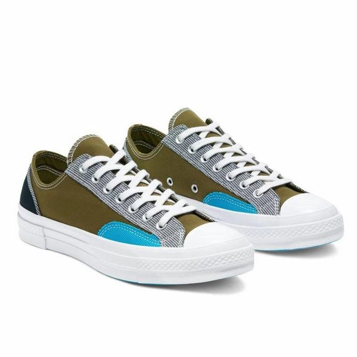 Converse Chuck 70s Ox Patchwork Hacked Dark Moss Original Resmi