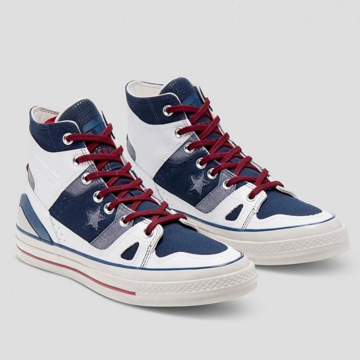 Converse Chuck 70s Hi E260 Bleeding White Obsidian Original Resmi