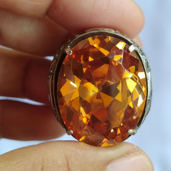 Batu akik King Topaz kuning