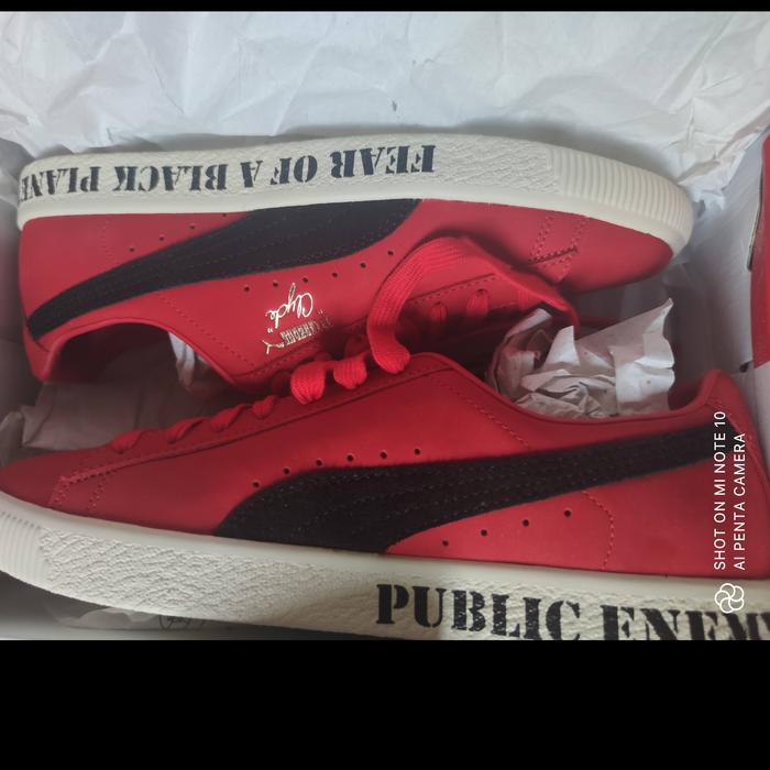 Puma Clyde X Public Enemy High Risk Red BNIB Original Authentic