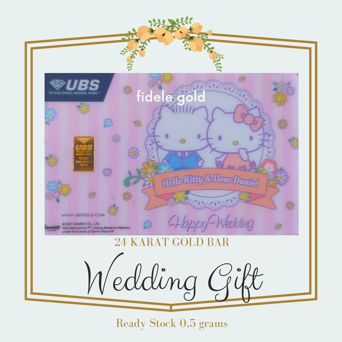 UBS Wedding 0,5 gram Hello Kitty Sanrio kado pernikahan