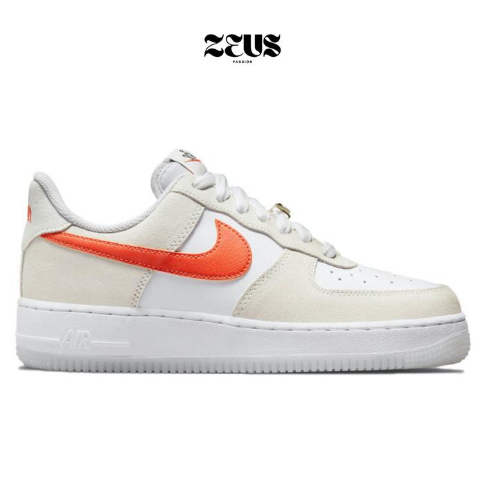 NIKE AIR FORCE 1 '07 FIRST USE CREAM ORANGE SWOOSH ORIGINAL