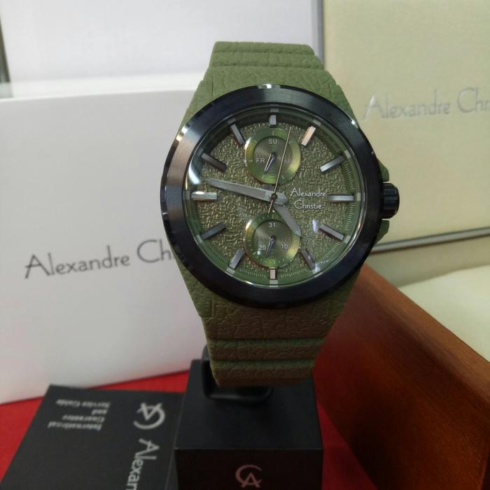 Jam Tangan Analog Pria Alexandre Christie Ac 6585 MF Solid Stainless