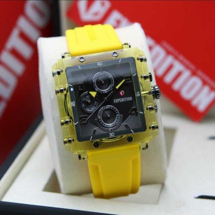Expedition E6808 / E 6808 Kuning Hitam Wanita ORIGINAL