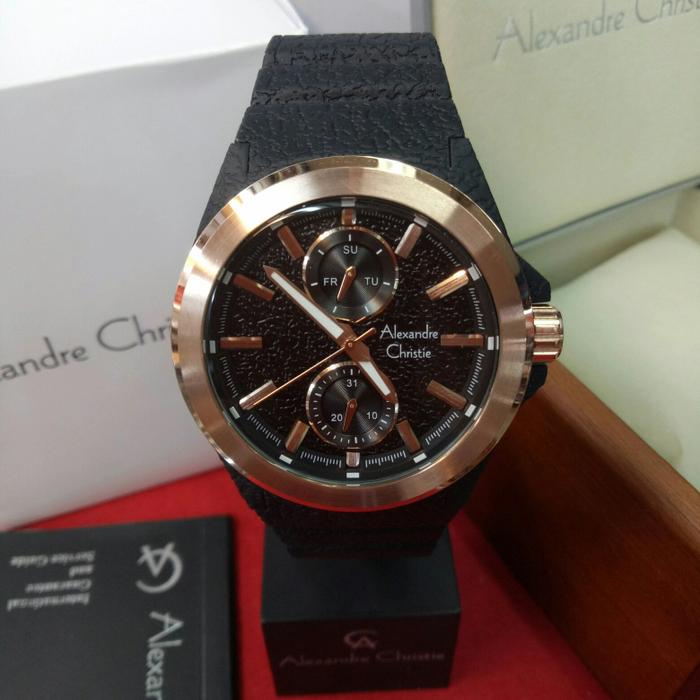 Jam Tangan Analog Pria Alexandre Christie Ac 6585 MF Stainless Steel