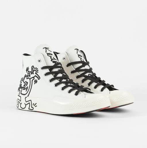 Converse Chuck 70s High x Keith Haring White Egret