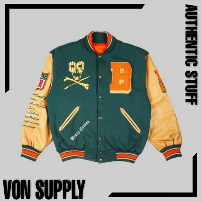 RawType Riot x Bryantbrian Jacket Varsity Champ Bravo Edition