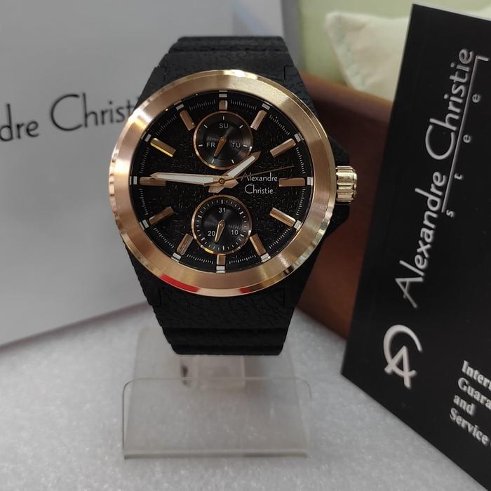 Jam Tangan Analog Pria Alexandre Christie Ac 6585 MF Solid