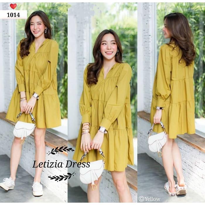 ONNIEFASHION C17 Letizia Dress 1014 Dress Casual Wanita