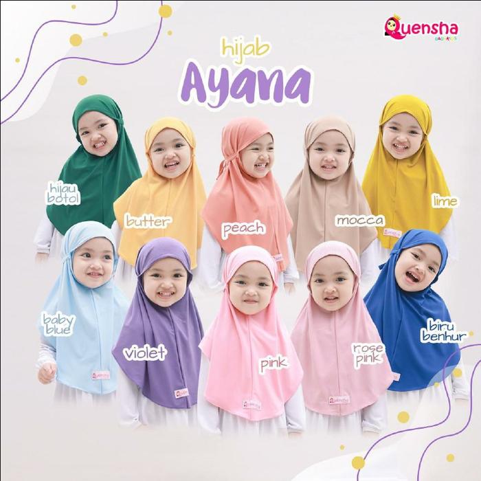 Hijab Anak Ayana Size M By Queensha