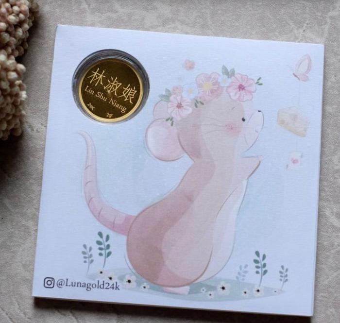 Koin emas lm mirip antam ubs 24k 2gr 2 gr gold coin