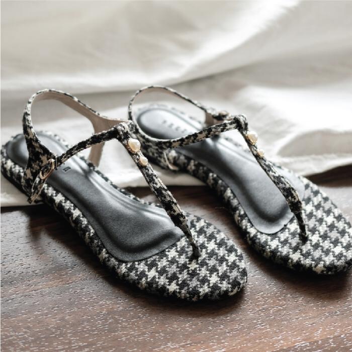 Protea x Patricia Stephanie Kildare Sandal Tweed Grey size 39