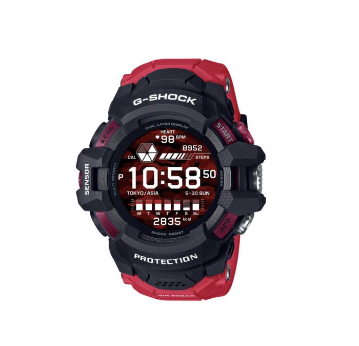 Casio G-Shock GSW-H1000 GSW-H1000-1A4DR GOOGLE WEAR SMARTWATCH (RED)