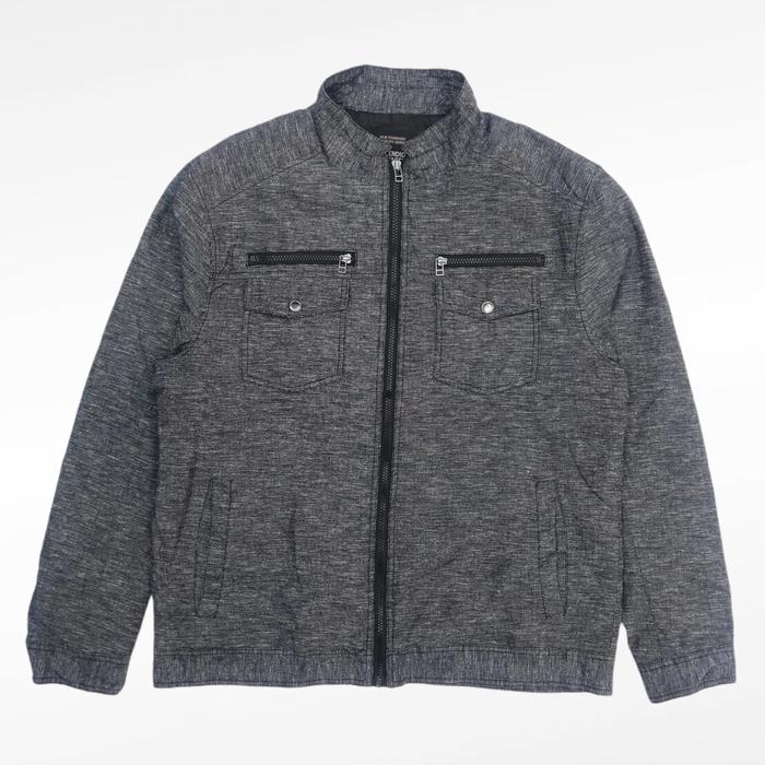 jaket casual pria splendid satisfaction biker herringbone jacket