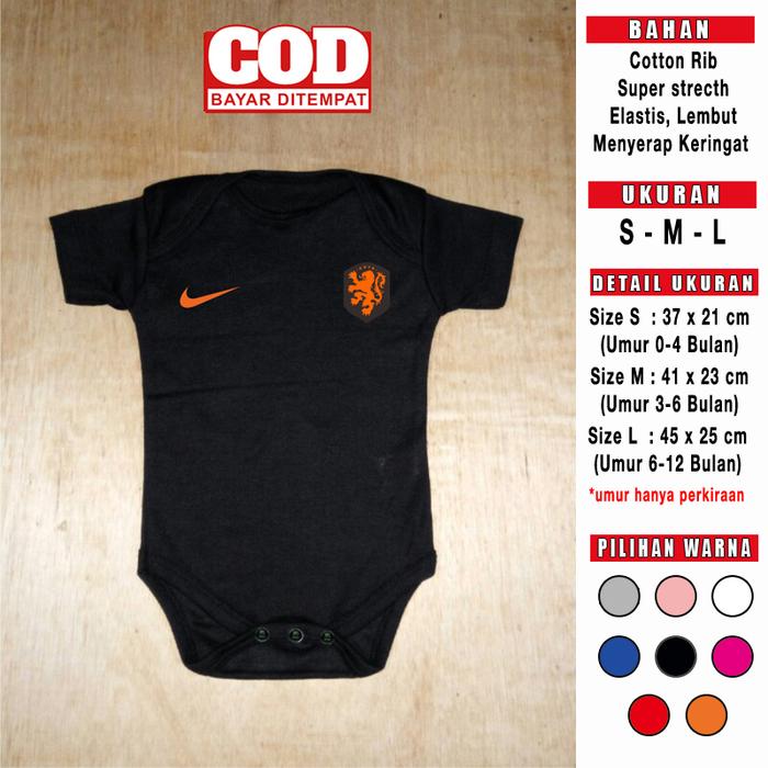 Jumper Bayi belanda netherlands holland away euro world cup romper