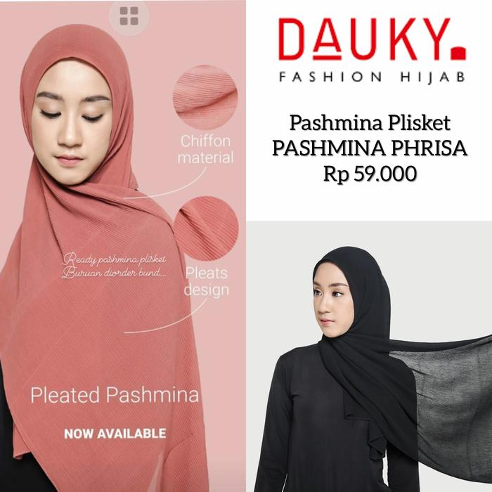 Pashmina Plisket PASHMINA PHRISA DAUKY Original