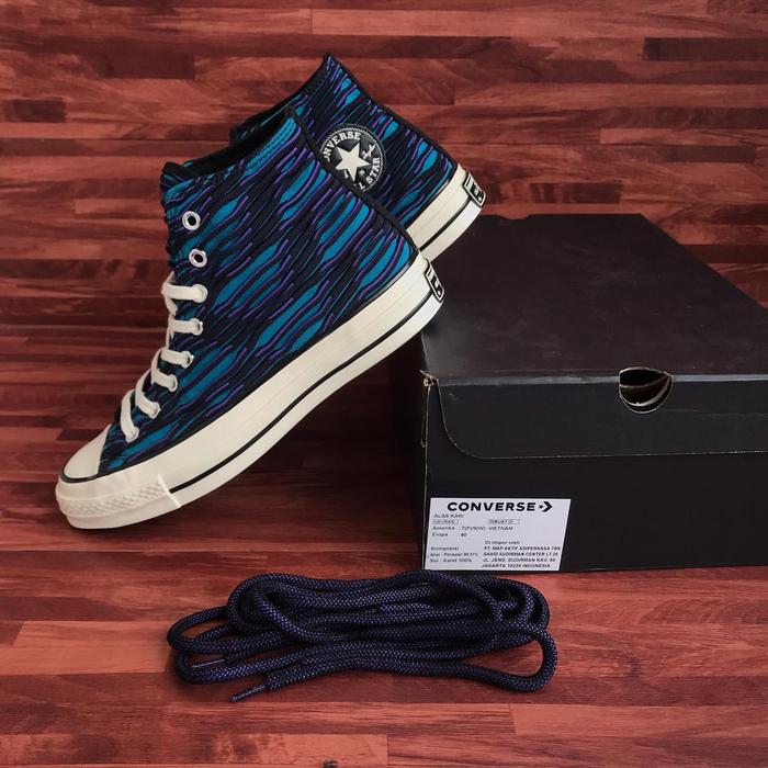 Converse CT 70s “Vibrant Knit” Depths Ocean / Egret 168757C