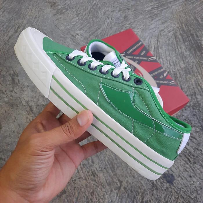 SEPATU CAMPUSS RENEGADE LOW GREEN CAMPUSS RENEGRADE LOW SEPATU COMPASS