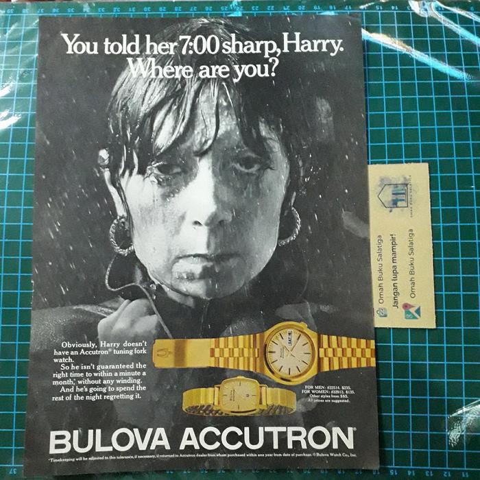 iklan jadul jam tangan BULOVA ACCUTRON