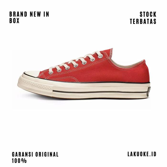 CONVERSE 70S LOW ENAMEL RED ORIGINAL BNIB RESMI 100%